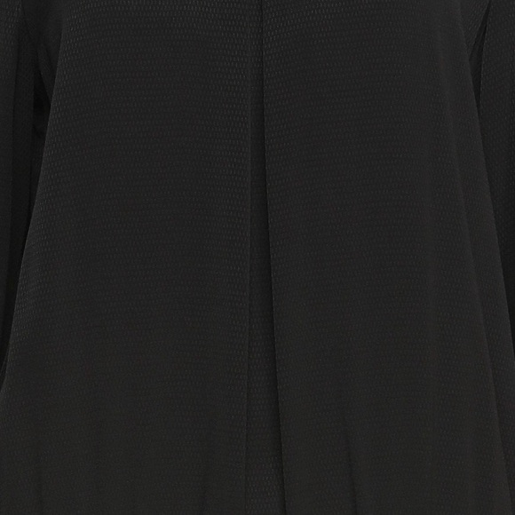 Athleisure crepe blouse/top with striped cuffs/hem WORN ONCE EUC Spring Trend 25 - Picture 8 of 8